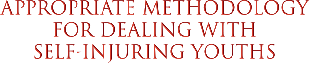 Appropriate Methodolgy for Dealing with Self-Injuring Youths